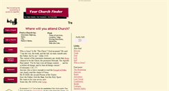 Desktop Screenshot of findchurch.com